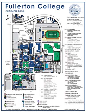 image of the campus map